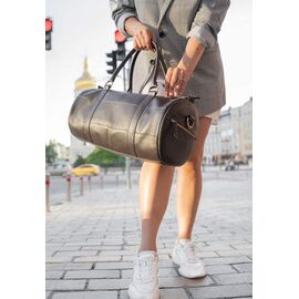 Придбати Шкіряна сумка Harper темно-коричнева краст, image , характеристики, відгуки