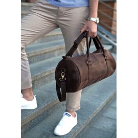Купить Мужская дорожная сумка с кожи коричневая Harper, фото , характеристики, отзывы