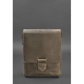 Придбати Чоловіча шкіряна сумка-месенджер Esquire темно-коричнева, image , характеристики, відгуки