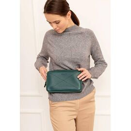 Купить Кожаная женская поясная сумка Dropbag Maxi зеленая Krast, фото , характеристики, отзывы