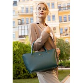 Придбати Жіноча шкіряна сумка Midi зелена, image , характеристики, відгуки