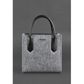 Придбати Фетрова жіноча сумка-кроссбоді Blackwood з шкіряними чорними вставками, image , характеристики, відгуки