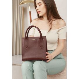 Купить Кожаная женская сумка-кроссбоди бордовая, фото , характеристики, отзывы