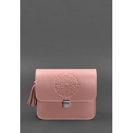 Купить Кожаная женская сумка розовая БОХО-ЛИЛУ, фото , характеристики, отзывы