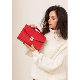 Купить Жіноча шкіряна сумка-кроссбоді Lola червона, фото , характеристики, отзывы