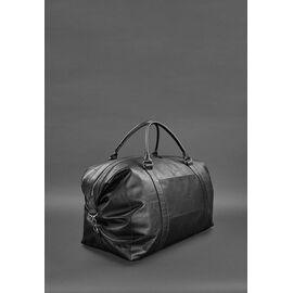 Придбати Шкіряна дорожня сумка чорна, image , характеристики, відгуки