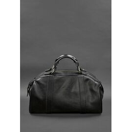Придбати Шкіряна дорожня сумка Люкс Чорна, image , характеристики, відгуки