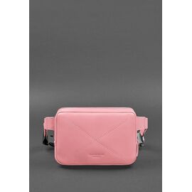 Придбати Шкіряна жіноча поясна сумка Dropbag Mini рожева, image , характеристики, відгуки
