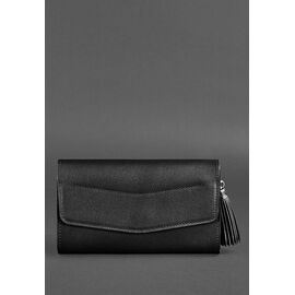 Придбати Жіноча шкіряна сумка Еліс вугільно-чорна, image , характеристики, відгуки