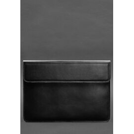 Придбати Шкіряний чохол-конверт на магнітах для MacBook 15 дюйм Чорний, image , характеристики, відгуки