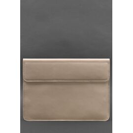 Придбати Шкіряний чохол-конверт на магнітах для MacBook 15 дюйм Світло-бежевий, image , характеристики, відгуки