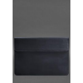 Придбати Шкіряний чохол-конверт на магнітах для MacBook 15 дюйм Синій Crazy Horse, image , характеристики, відгуки