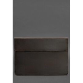 Придбати Шкіряний чохол-конверт на магнітах для MacBook 15 дюйм Темно-коричневий, image , характеристики, відгуки