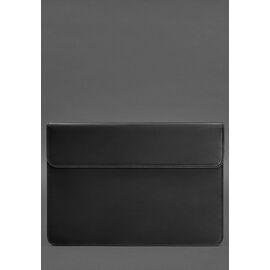 Купити Шкіряний чохол-конверт на магнітах для MacBook Pro 15-16 '' Чорний Crazy Horse, image , характеристики, відгуки