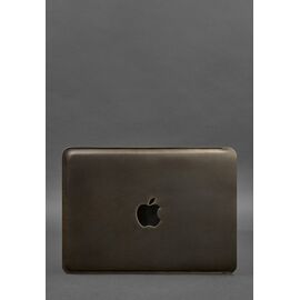 Купить Кожаный чехол для MacBook Pro (макбук) 14'' Темно-коричневый, фото , характеристики, отзывы
