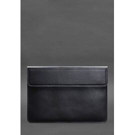 Купить Шкіряний чохол-конверт на магнітах для MacBook 14 Темно-синій, фото , характеристики, отзывы