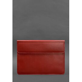 Купити Шкіряний чохол-конверт на магнітах для MacBook 14 Червоний, image , характеристики, відгуки