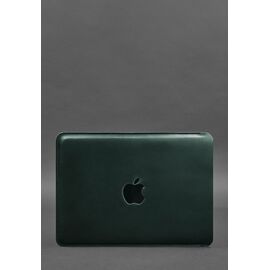 Купить Кожаный чехол для MacBook (макбук) Air/Pro 13'' Зеленый, фото , характеристики, отзывы