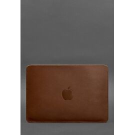 Придбати Чохол із натуральної шкіри для MacBook 13 дюйм Світло-коричневий, image , характеристики, відгуки