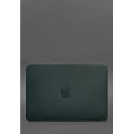 Придбати Чохол із натуральної шкіри для MacBook 13 дюйм Зелений краст, image , характеристики, відгуки