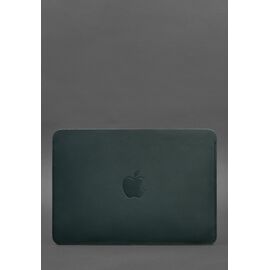 Купити Чохол із натуральної шкіри для MacBook 13 дюйм Зелений краст, image , характеристики, відгуки