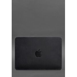 Придбати Чохол із натуральної шкіри для MacBook 13 дюйм Синій Crazy Horse, image , характеристики, відгуки