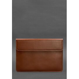 Придбати Кожаный чехол-конверт на магнитах для MacBook Air/Pro 13'' Светло-коричневый, image , характеристики, відгуки