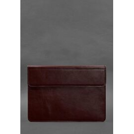Придбати Кожаный чехол-конверт на магнитах для MacBook Air/Pro 13'' Бордовый, image , характеристики, відгуки