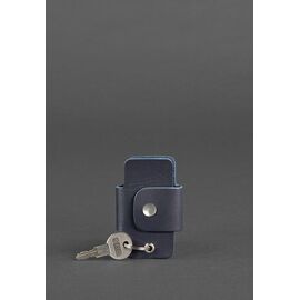 Купить Кожаная ключница смарт-кейс 4.0 темно-синяя, фото , характеристики, отзывы