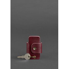Купить Кожаная женска ключница смарт-кейс 4.0 бордовая, фото , характеристики, отзывы