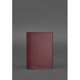 Купить Женская кожаная обложка для паспорта 1.2 бордовая Краст, фото , характеристики, отзывы