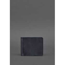 Придбати Чоловіче шкіряне портмоне синє 1.0 затиск для грошей, image , характеристики, відгуки