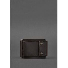 Купить Мужское кожаное портмоне коричневое 10.0 зажим для денег, фото , характеристики, отзывы