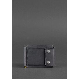 Купить Мужское кожаное портмоне черное 10.0 зажим для денег, фото , характеристики, отзывы
