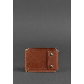 Купить Мужское кожаное портмоне светло-коричневое 10.0 зажим для денег, фото , характеристики, отзывы