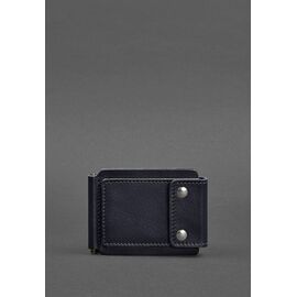Купить Мужское кожаное портмоне 10.0 зажим для денег темно-синий, фото , характеристики, отзывы