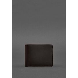 Придбати Чоловіче шкіряне портмоне 4.1 (4 кишені) коричневе, image , характеристики, відгуки