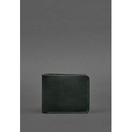 Придбати Чоловіче шкіряне портмоне 4.1 (4 кишені) зелене, image , характеристики, відгуки