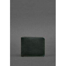 Купити Чоловіче шкіряне портмоне 4.1 (4 кишені) зелене, image , характеристики, відгуки