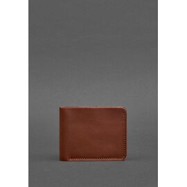 Купить Кожаный стильный мужской кошелек коричневый 4.1, фото , характеристики, отзывы