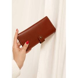 Купить Кожаный портмоне женское коричневый 7.0, фото , характеристики, отзывы