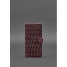 Купить Кожаное женское бордовое портмоне 7.0 Карбон, фото , характеристики, отзывы