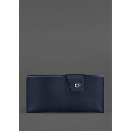 Придбати Шкіряне портмоне-купюрник 8.0 темно-синє, image , характеристики, відгуки