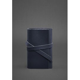 Купить Кожаный блокнот (Софт-бук) 1.0 Темно-синий Краст, фото , характеристики, отзывы