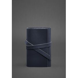 Купити Шкіряний блокнот (Софт-бук) 1.0 Темно-синій Краст, image , характеристики, відгуки