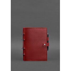 Купить Кожаный блокнот с датированным блоком (Софт-бук) 9.1 красный, фото , характеристики, отзывы