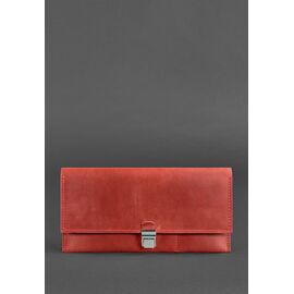 Купить Женский кожаный красный Тревел-кейс с с застежкой 2.0, фото , характеристики, отзывы