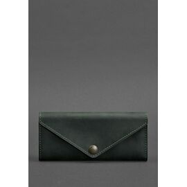 Купить Большой женский кошелек кожаный зеленый 7.0, фото , характеристики, отзывы