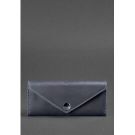 Купить Кожаный женский кошелек синий 1.0, фото , характеристики, отзывы
