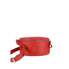 Купить Кожаная поясная сумка красная винтажная, фото , характеристики, отзывы